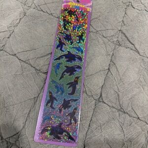 Vintage Lisa frank sparkly orca penguins sealed sticker sheet